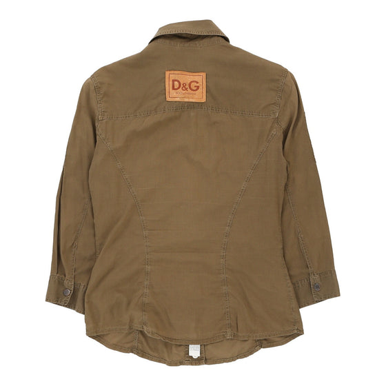 Dolce & Gabbana Shirt - XS Khaki Cotton