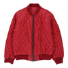 Oaks by Ferre Reversible Bomber Jacket - Large Red Polyester