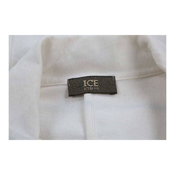 Iceberg Blazer - XS White Cotton