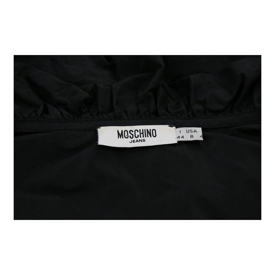 Moschino Jeans Wrap Top - Medium Black Polyester