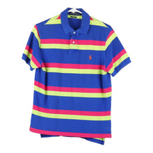  Vintage block colour Polo Ralph Lauren Polo Shirt - mens medium