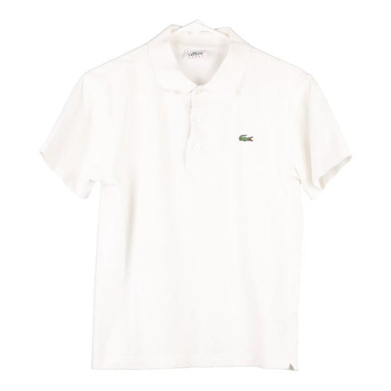 Vintage white Lacoste Polo Shirt - mens small