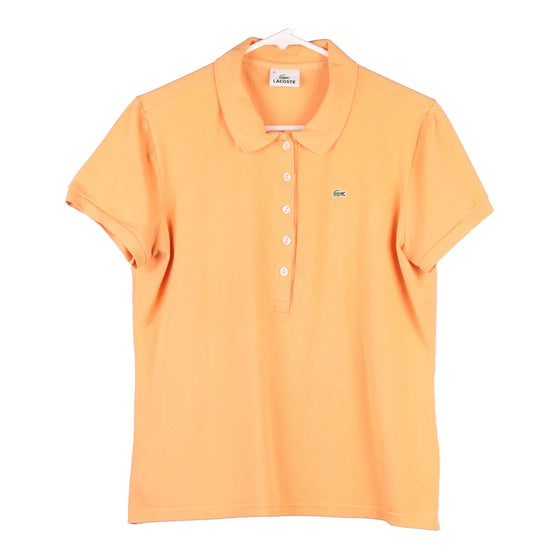 Vintage orange Lacoste Polo Shirt - womens large