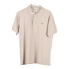 Vintage beige Lacoste Polo Shirt - mens large