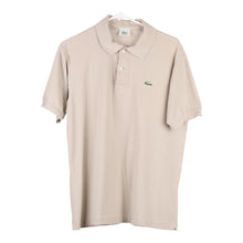  Vintage beige Lacoste Polo Shirt - mens large