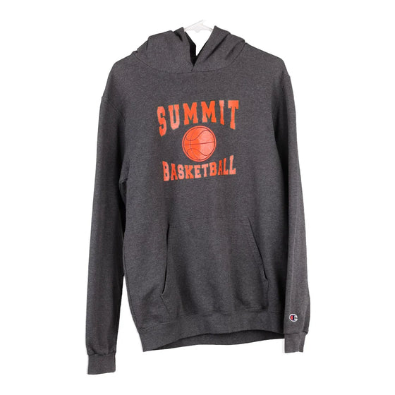 Vintage grey Age 16 Summit Basketball Champion Hoodie - boys x-large