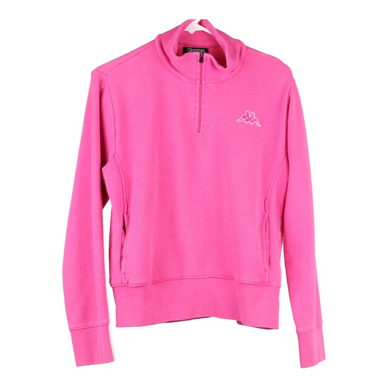 Vintage pink Age 14-16 Kappa 1/4 Zip - girls x-large