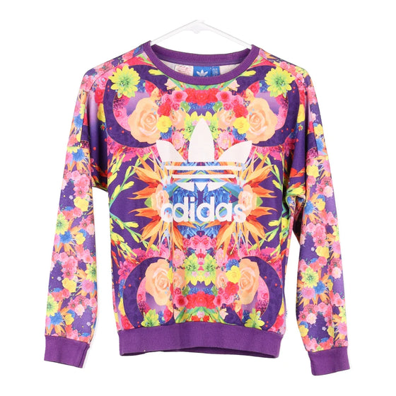 Vintage multicoloured Age 11-12 Adidas Sweatshirt - girls medium