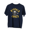 Vintage navy Age 13-14 Buffalo Sabres Old Time T-Shirt - boys x-large