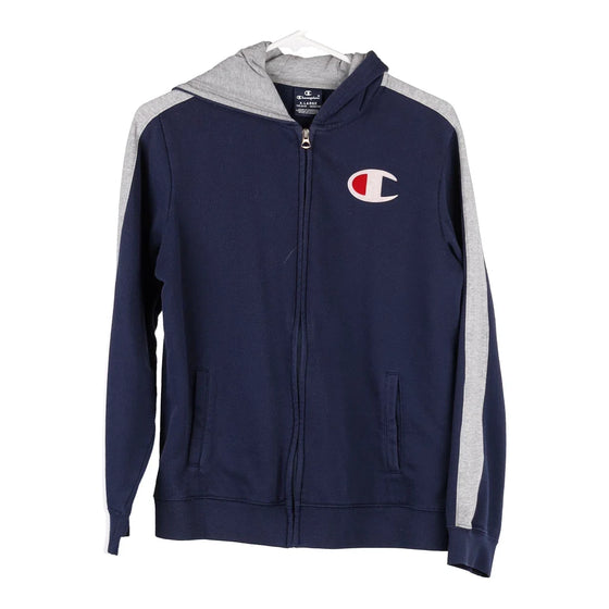 Vintage navy Age 13-14 Champion Hoodie - boys x-large