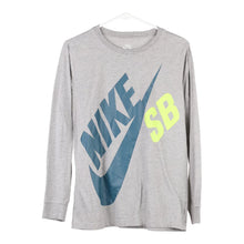  Pre-Loved grey Age 13-15 Nike Long Sleeve T-Shirt - boys x-large