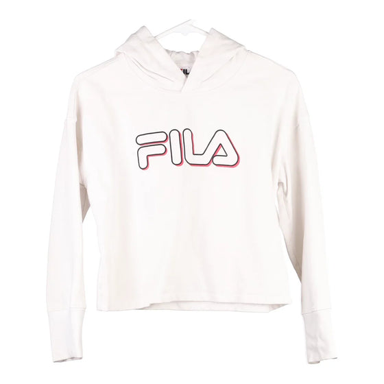 Vintage white Age 16 Fila Hoodie - girls large