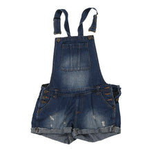  Vintage blue Age 10-12 Unbranded Short Dungarees - girls 28" waist