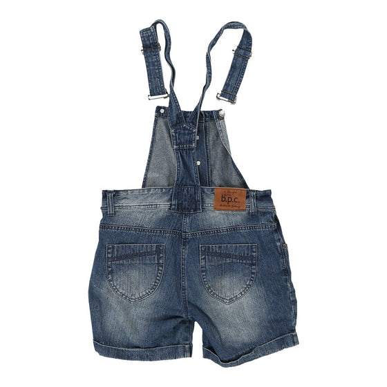 Vintage blue Age 12-14 B.P.C. Short Dungarees - girls 30" waist