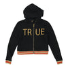 Pre-Loved black True Religion Hoodie - womens small