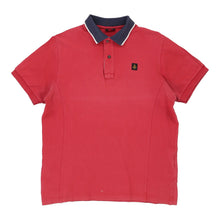  Vintage red Refrigiwear Polo Shirt - mens large