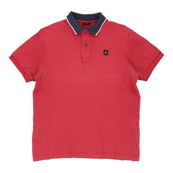 Vintage red Refrigiwear Polo Shirt - mens large