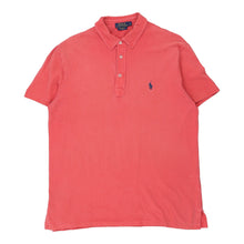  Vintage pink Featherweight Mesh Ralph Lauren Polo Shirt - mens large