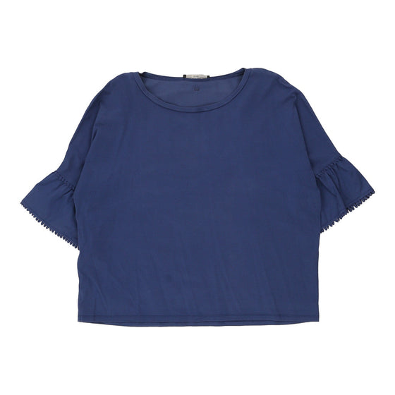 Vintage blue Weekend By Max Mara Top - womens x-large