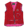 Vintage red 1980s Best Company Gilet - womens large