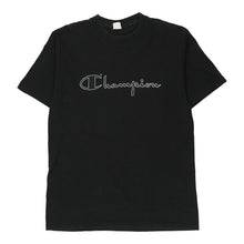  Vintage black Champion T-Shirt - mens large