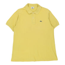  Vintage yellow Lacoste Polo Shirt - mens x-large