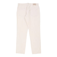  Vintage white Les Copains Trousers - mens 37" waist