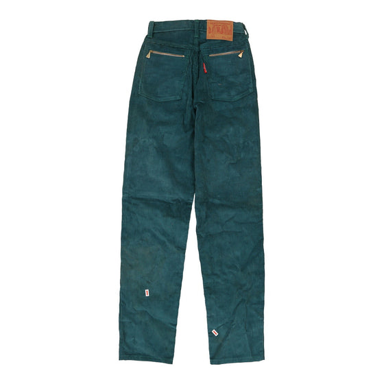 Vintage green Shaft Trousers - womens 26" waist