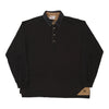 Vintage black Chase Authentics Long Sleeve Polo Shirt - mens x-large