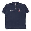 Vintage navy Chase Authentics Polo Shirt - mens x-large