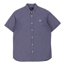  Vintage purple Fred Perry Short Sleeve Shirt - mens medium