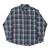 Vintage navy Timberland Flannel Shirt - mens x-large