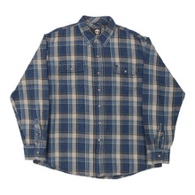  Vintage navy Timberland Flannel Shirt - mens x-large