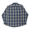 Vintage navy Timberland Flannel Shirt - mens x-large