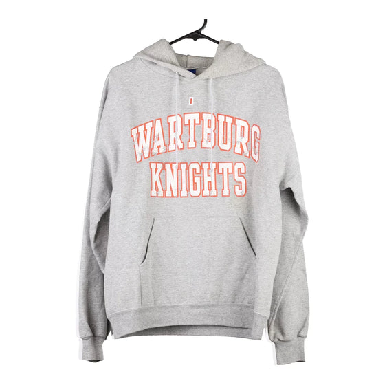 Vintage grey Wartburg Knights Champion Hoodie - mens medium