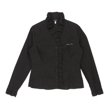  Armani Jeans Shirt - Large Black Cotton Blend