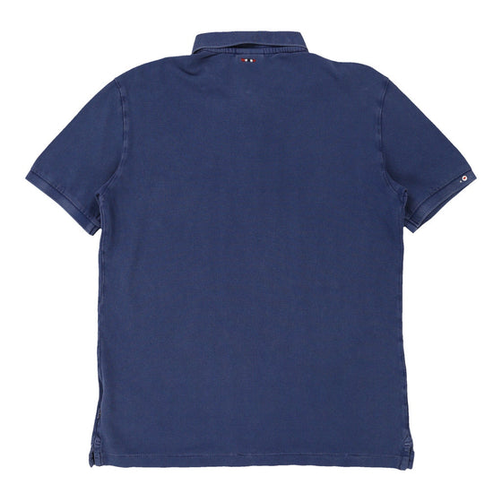 Vintageblue Napapijri Polo Shirt - mens medium