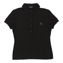  Versace Jeans Couture Polo Shirt - Medium Black Cotton Blend