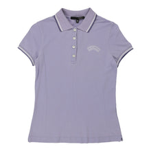  Les Copains Polo Shirt - Small Purple Cotton