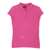 Ea7 Polo Top - Small Pink Cotton