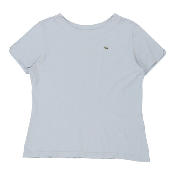 Lacoste T-Shirt - Medium Blue Cotton