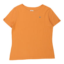  Lacoste T-Shirt - Large Orange Cotton