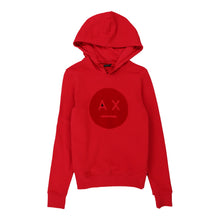  Armani Exchange Graphic Hoodie - XS Red Cotton