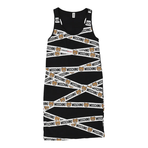 Moschino Dress - Small Black Cotton