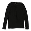 Armani Jeans Long Sleeve Top - XL Black Cotton Blend