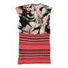 Just Cavalli Floral Top - Small Red Cotton