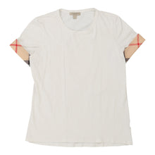  Burberry Brit Novacheck T-Shirt - Medium White Cotton