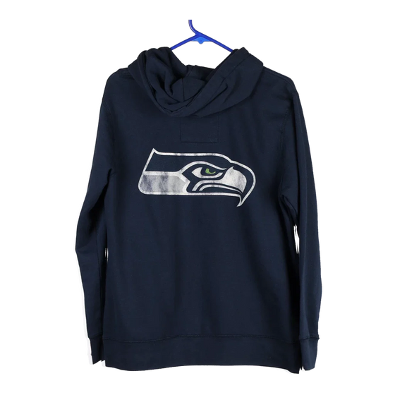 Vintage navy Seattle Seahawks Nfl Hoodie - womens large