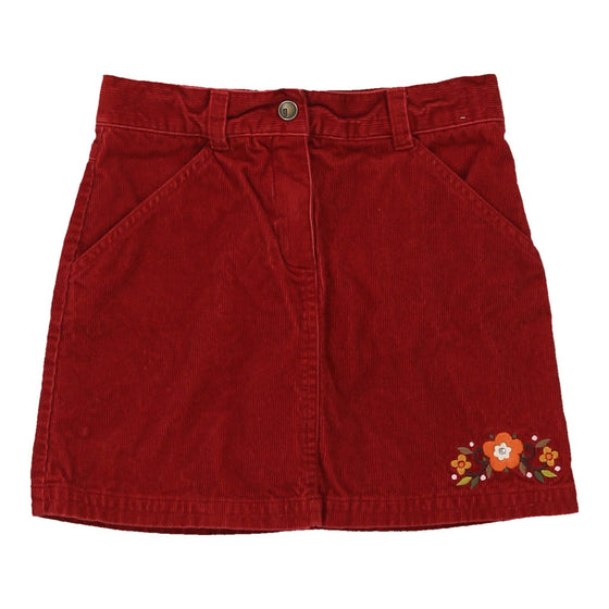 Vintage red Age 8 Gymboree Skirt - girls 24" waist