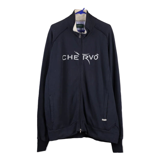 Vintagenavy Chevro Zip Up - mens xx-large